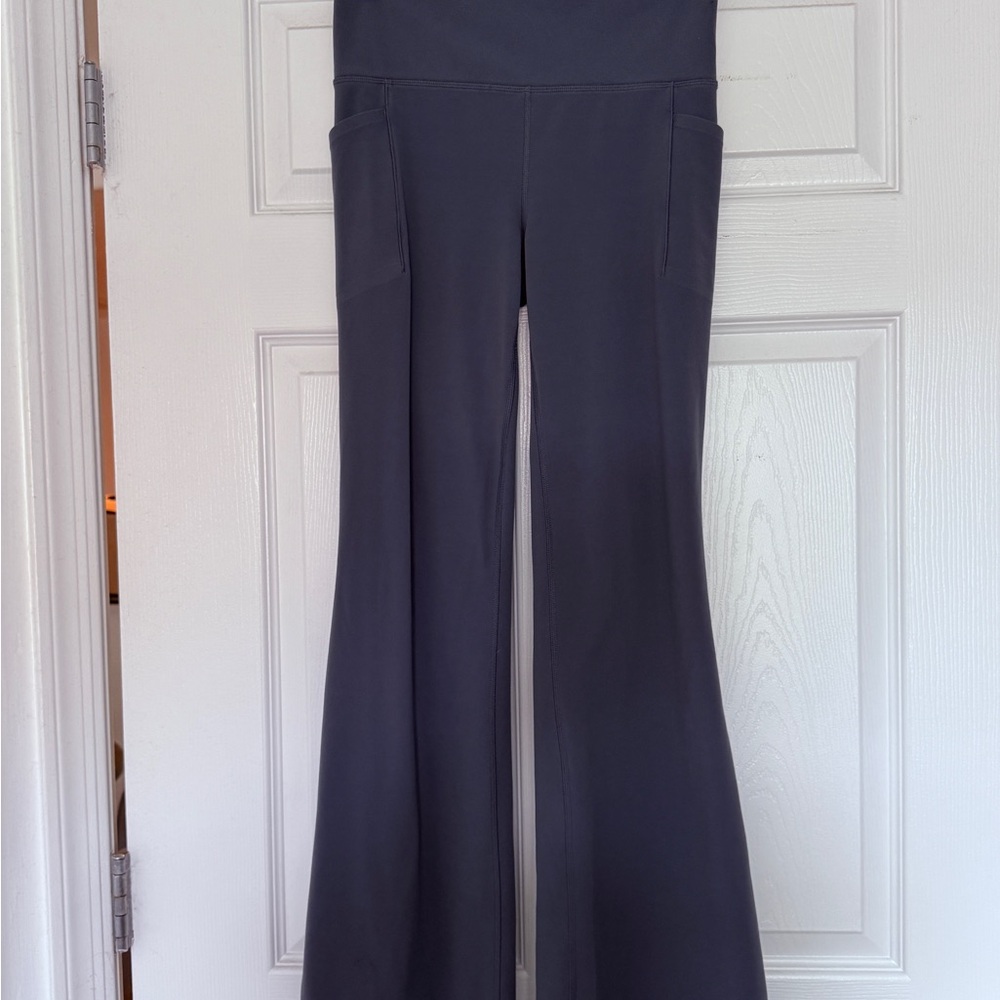 Athleta Charcoal Flare Pants